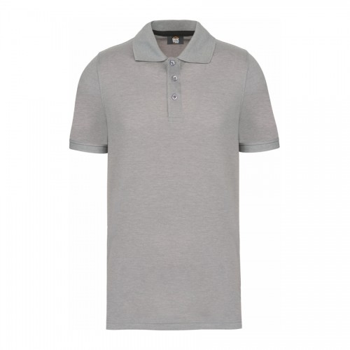 POLO PIQUÉ HOMEM M/M 3 BOT CINZA OXFORD WK274 POLO PIQUÉ HOMEM M/M 3 BOT CINZA OXFORD WK274